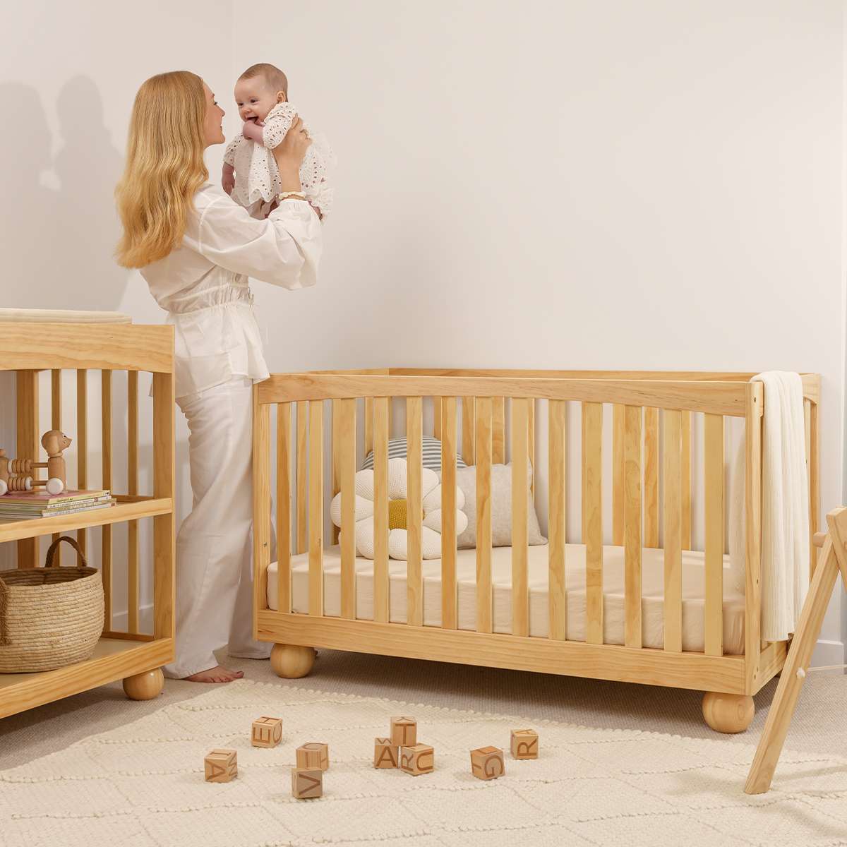 Blake Natural Four Piece Nursery Furniture Set