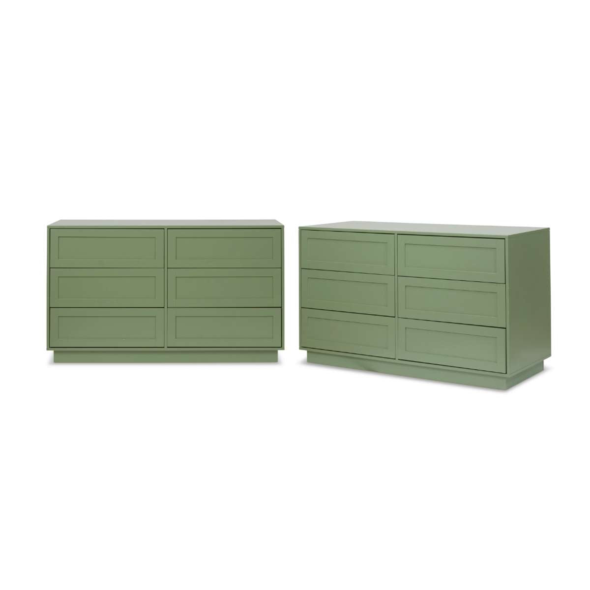 Eros Six Drawer - Sage Green Bundle - Mocka Australia