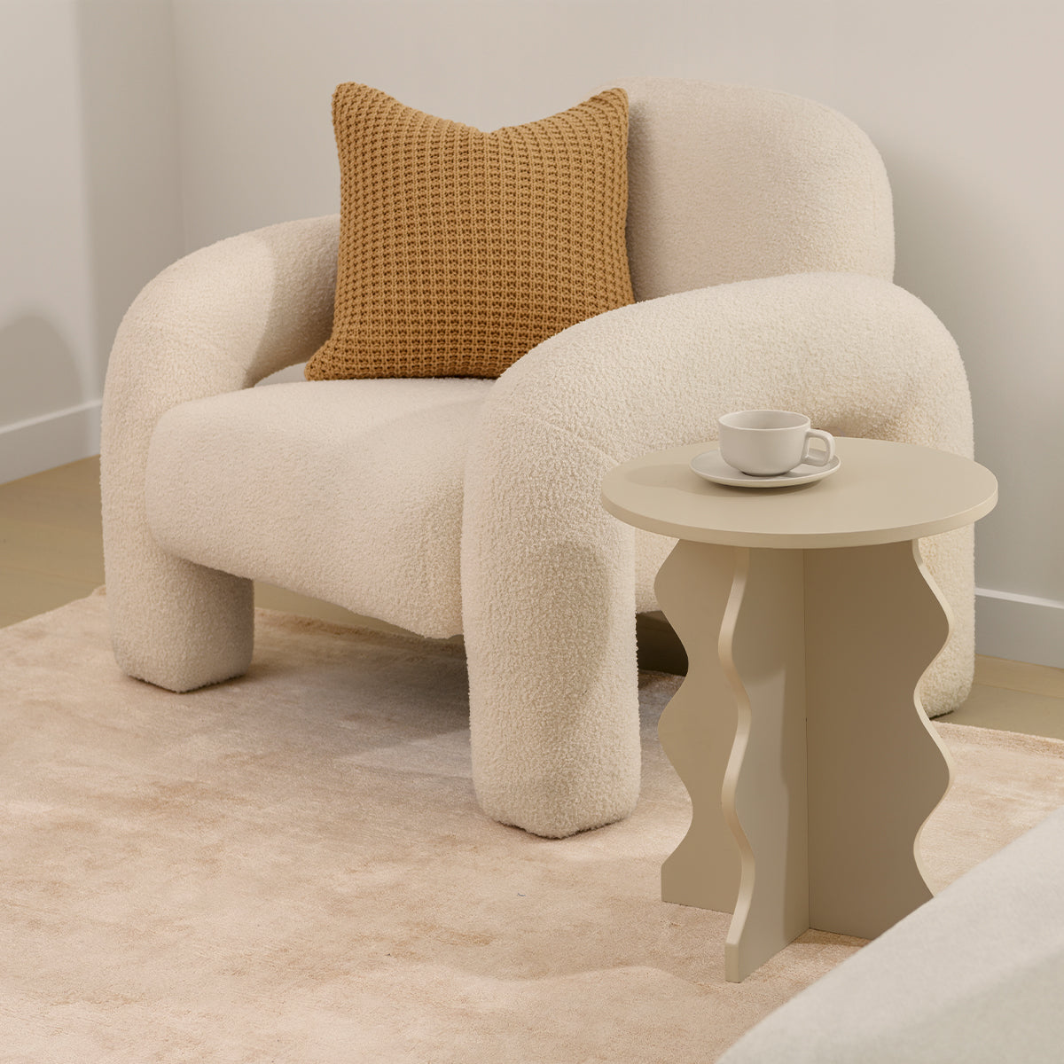 Felix Teddy Occasional Chair - Cream