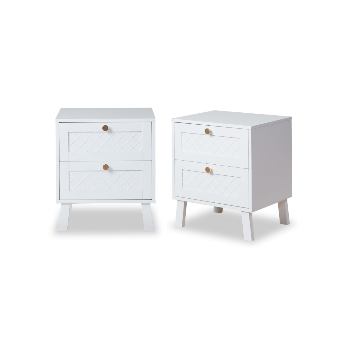 Genevieve Bedside Table Bundle - Mocka Australia