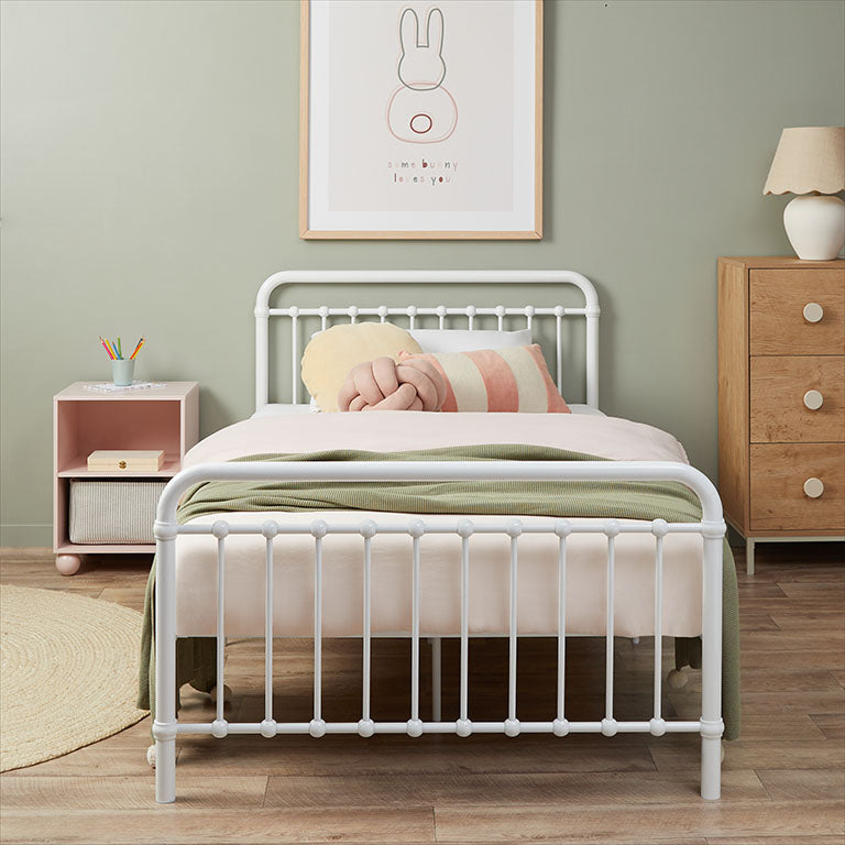 Sonata Bed - Single - White