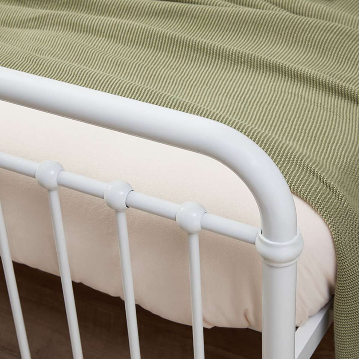 Sonata Bed - King Single - White