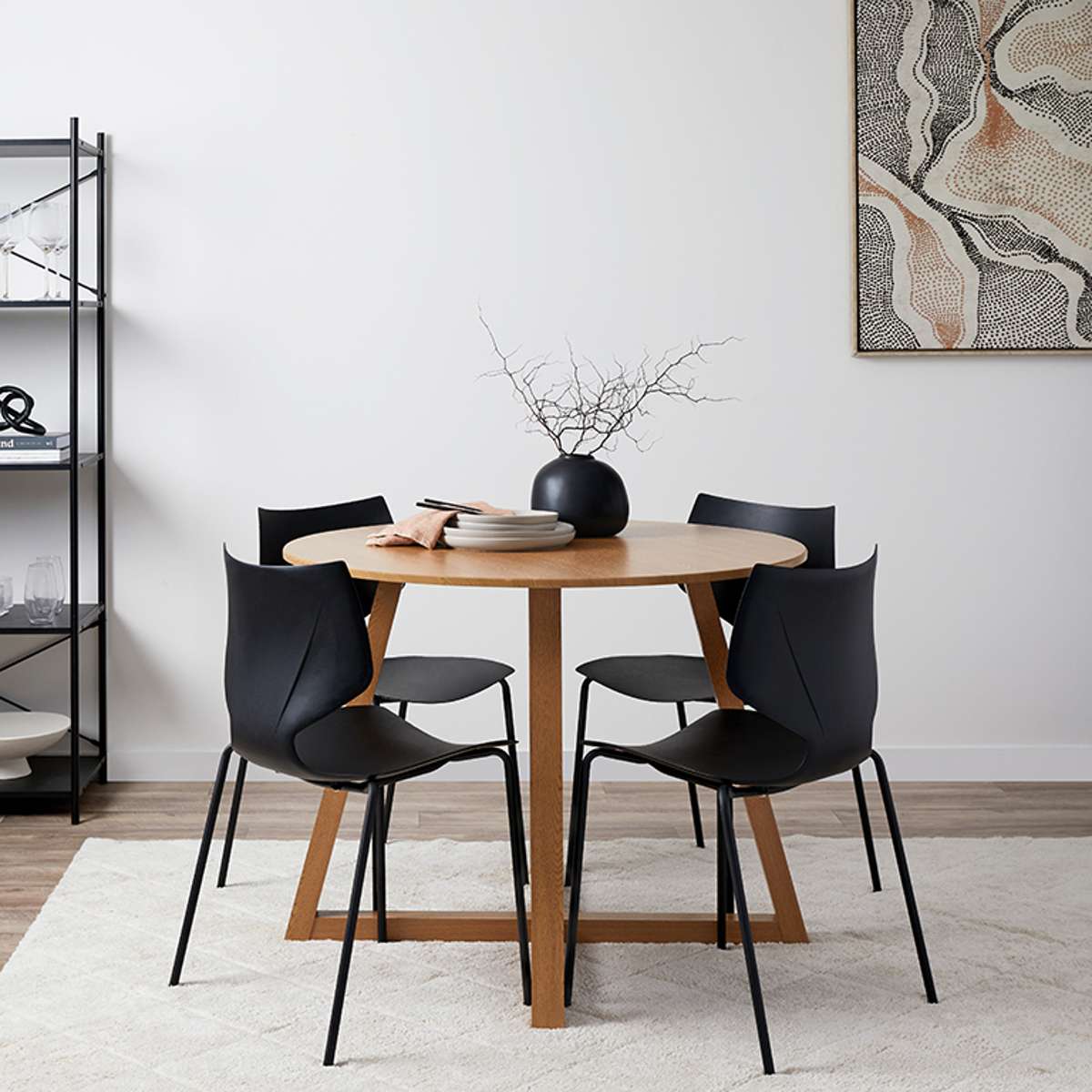 Avalon 4 Seater Dining Table - Natural