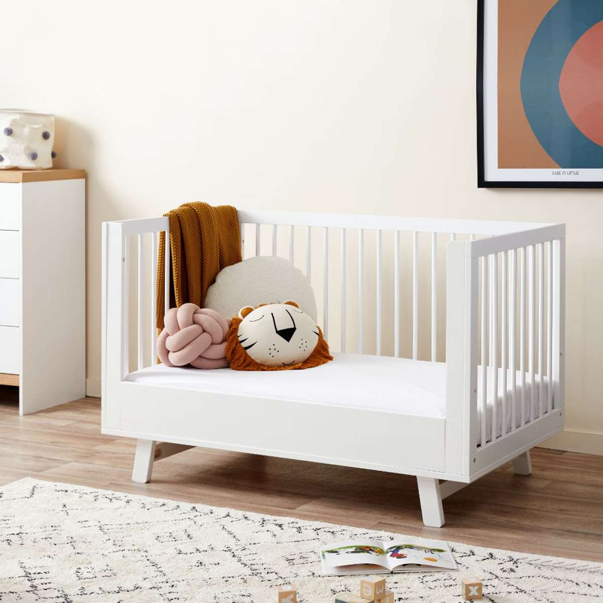 Cot toddler bed convert on sale