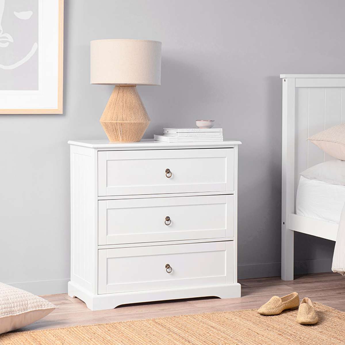 Hamptons Three Drawer - Mocka Australia