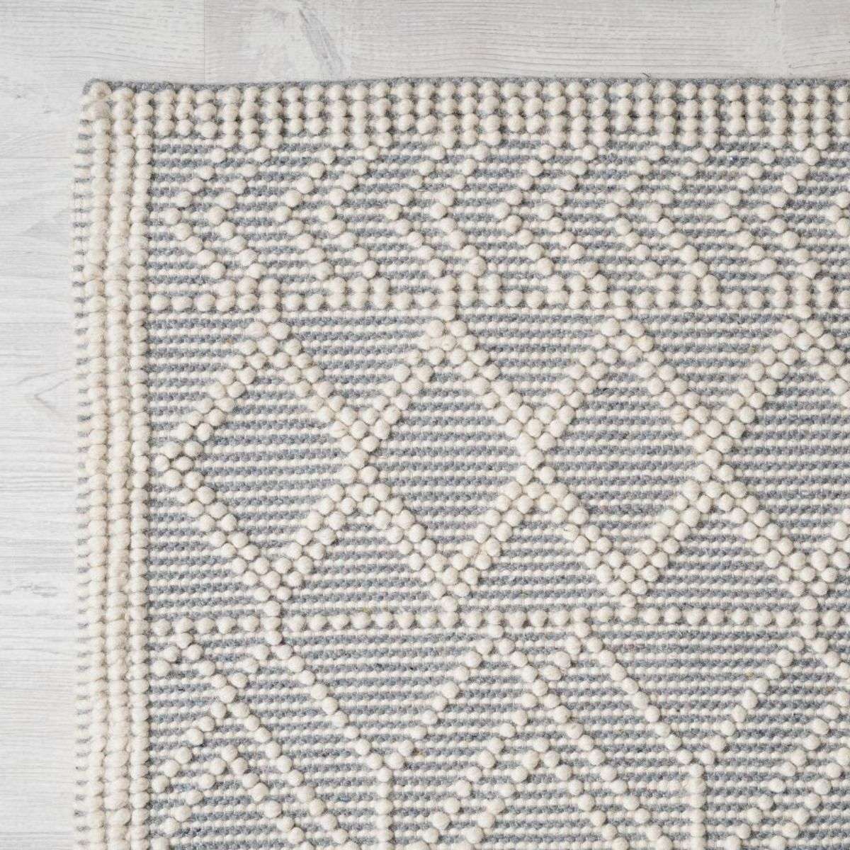 Greta Floor Rug - Natural/Grey - Large - Mocka Australia