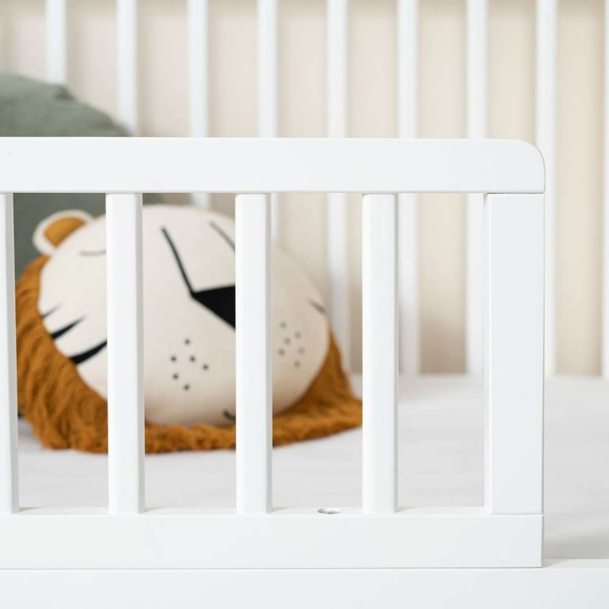 Aspiring White/Natural 3-in-1 Cot White Conversion Bundle - Mocka Australia