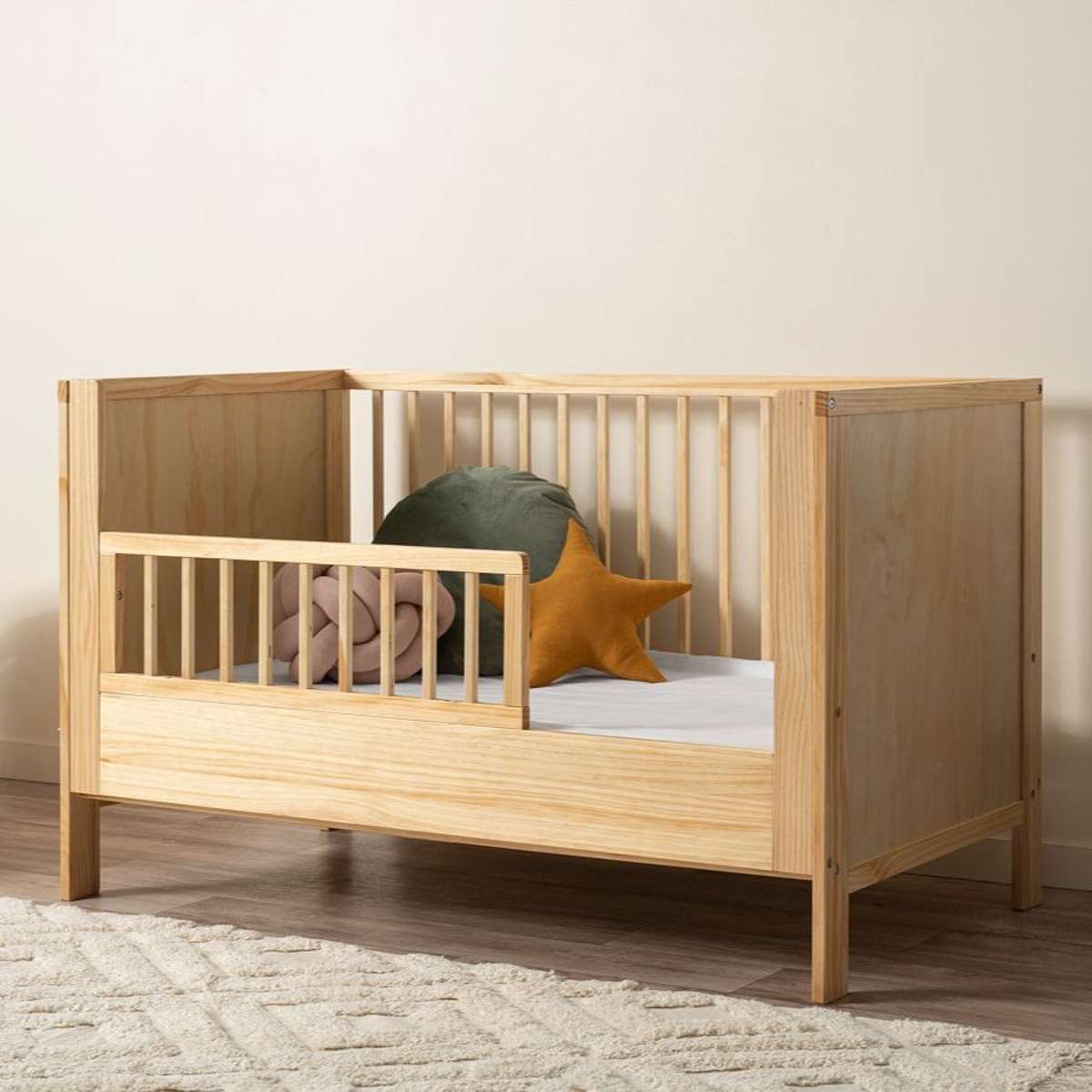 Aspiring Natural 3-in-1 Cot Conversion Bundle - Mocka Australia