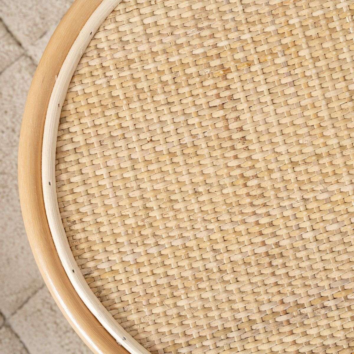 Venice Rattan Drum Side Table - Mocka Australia