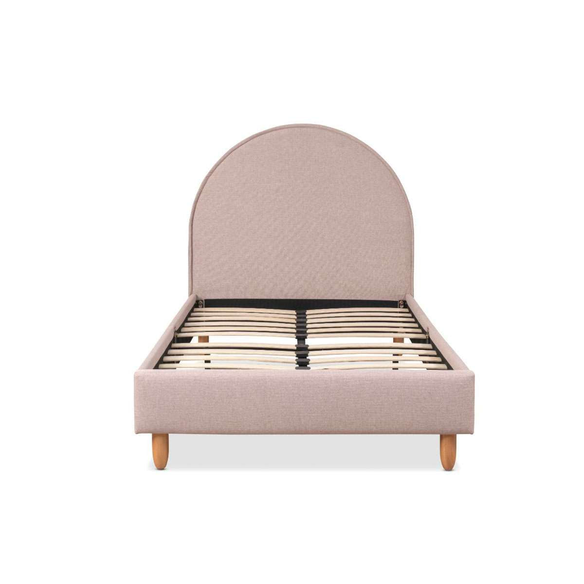 Imogen King Single Bed - Dusty Pink