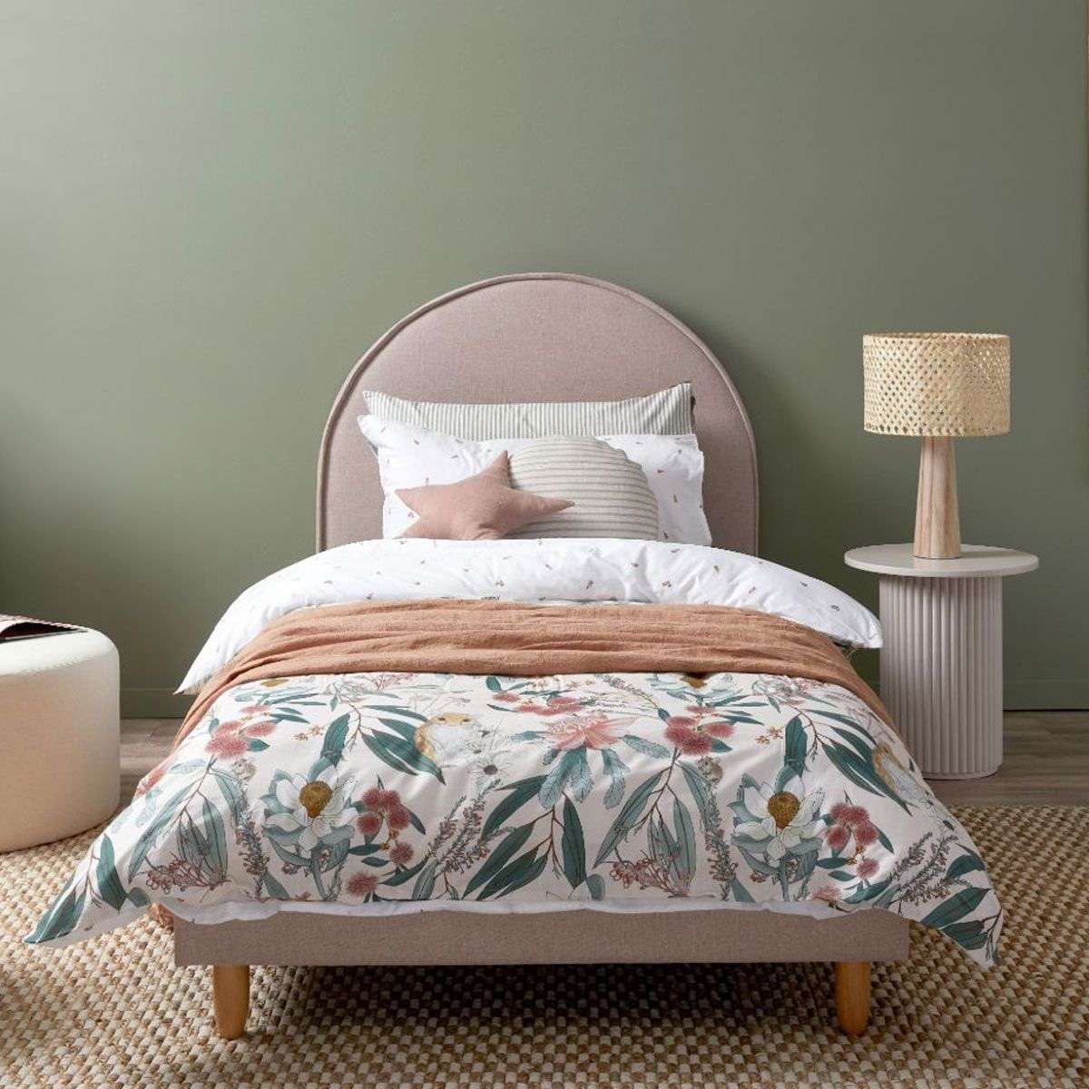 Imogen Pink King Single Four Piece Bedroom Set - Mocka Australia