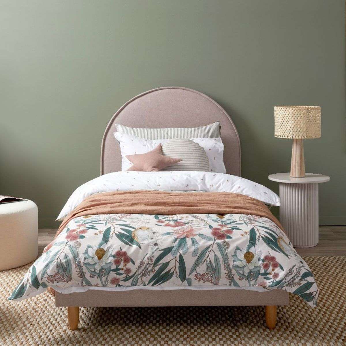 Imogen Pink King Single Four Piece Bedroom Set