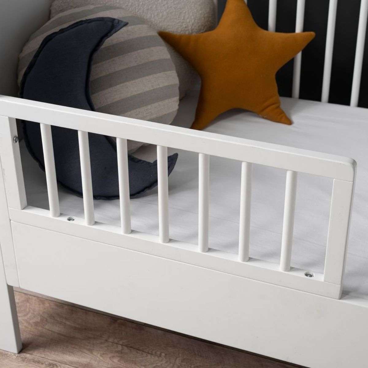 Orlando Cot Toddler Bed Half Frame - White - Mocka Australia