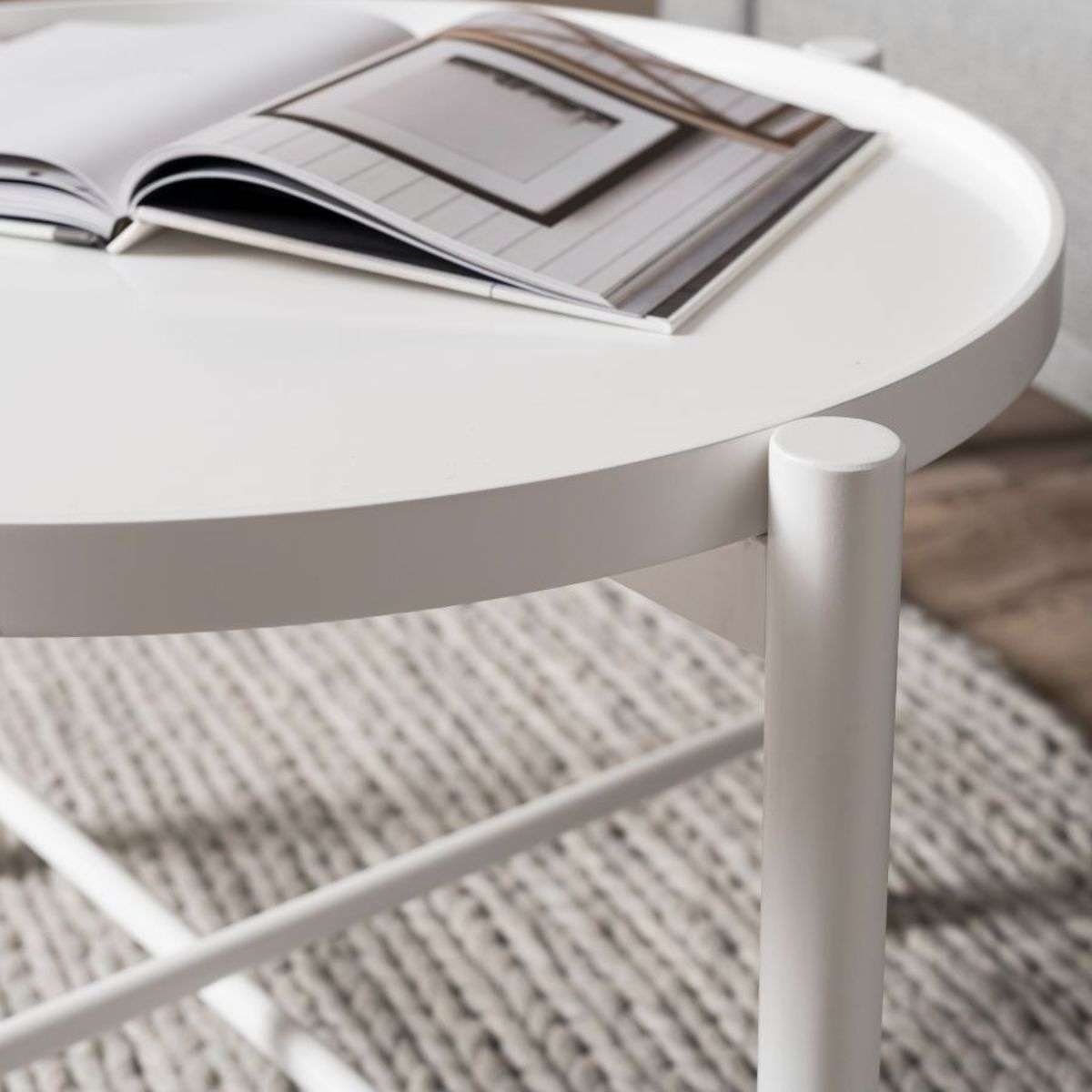 Olwyn Coffee Table - White - Mocka Australia