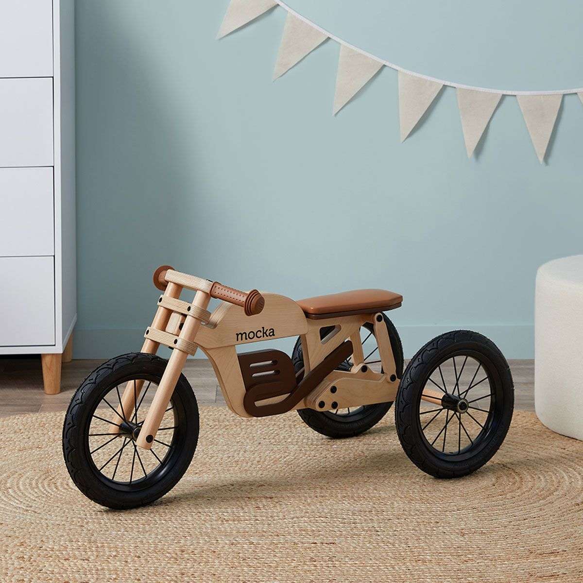 Brando 2 in 1 Wooden Trike/Balance Bike - Mocka Australia