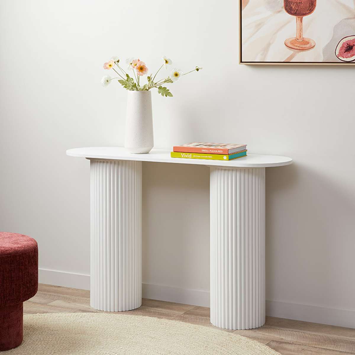 Eve Console Table - White