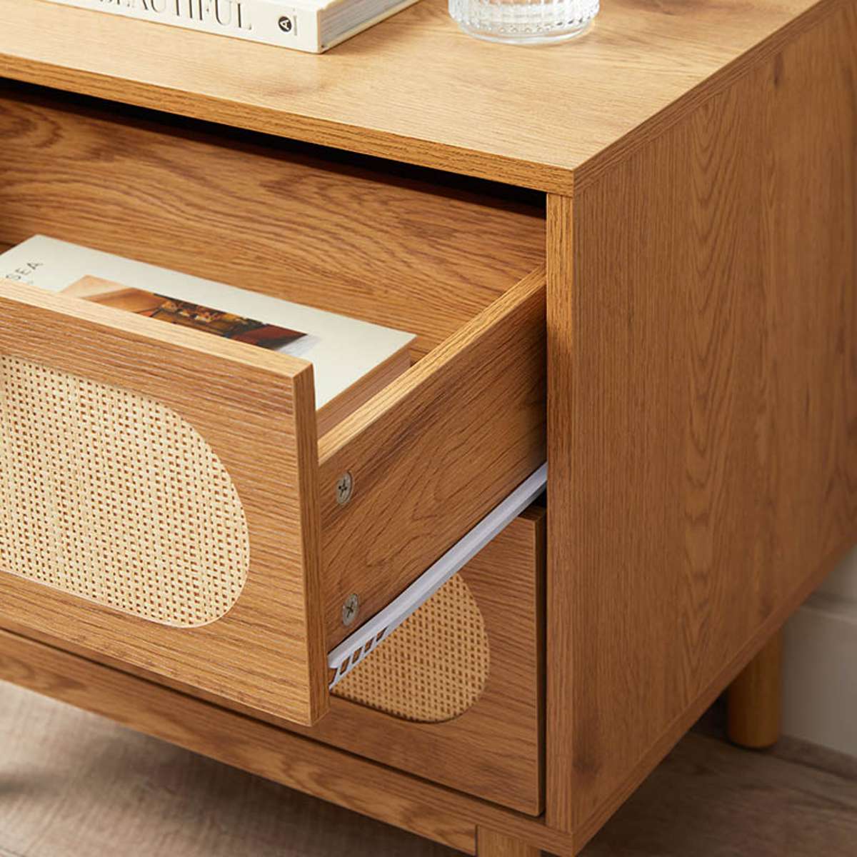 Canyon Two Drawer Bedside Table