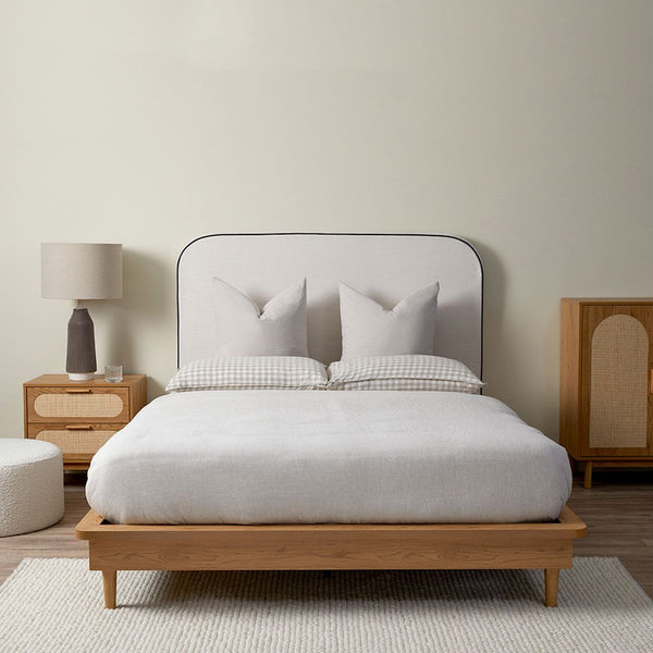 Queen Bed Base - Natural