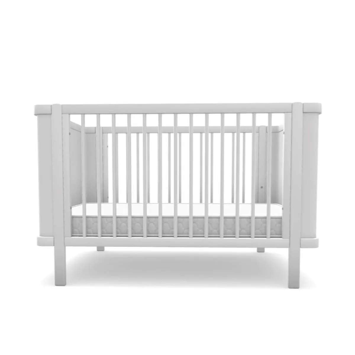 Orlando Contempo Cot - White