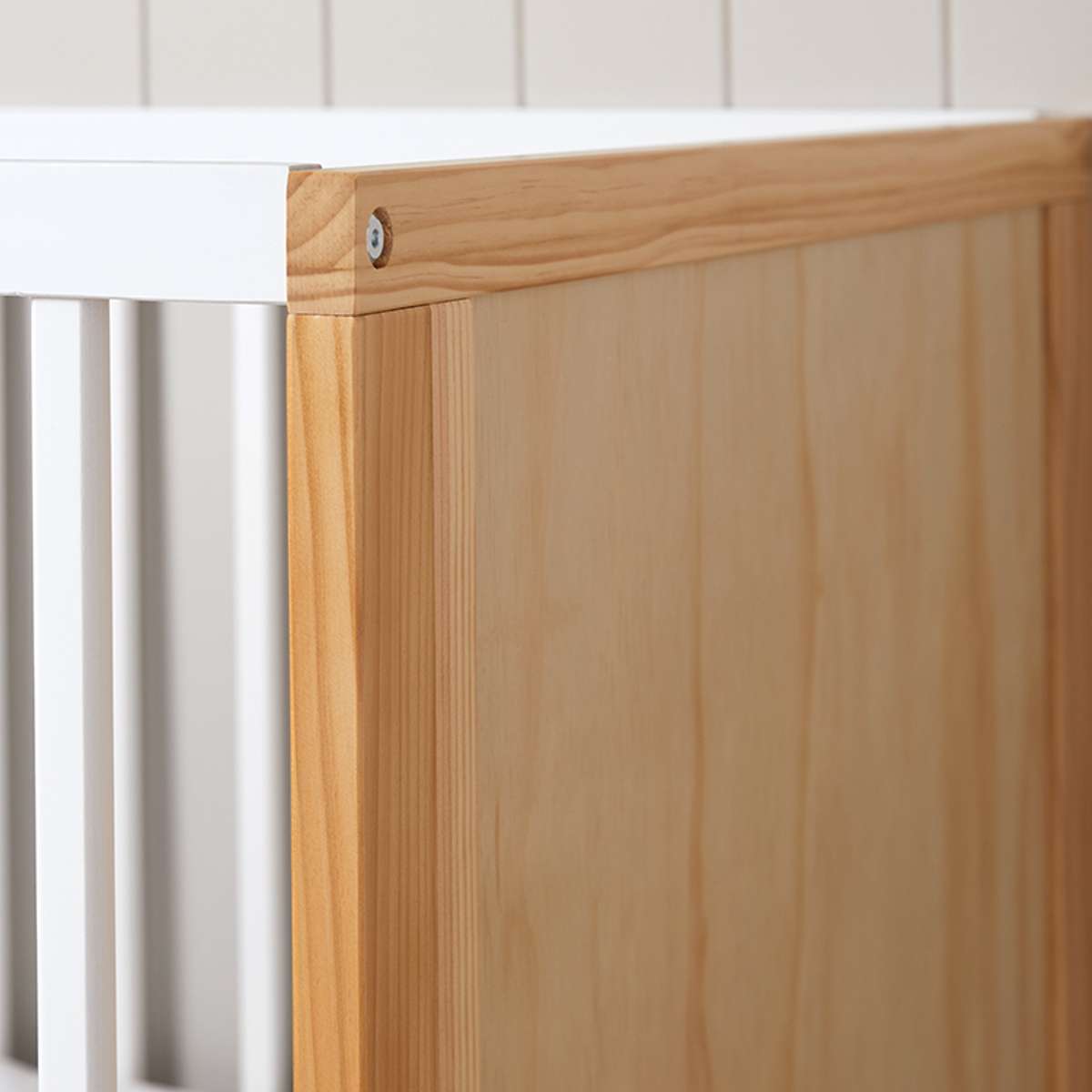 Aspiring Classic Cot White Natural Baby Cots Nursery