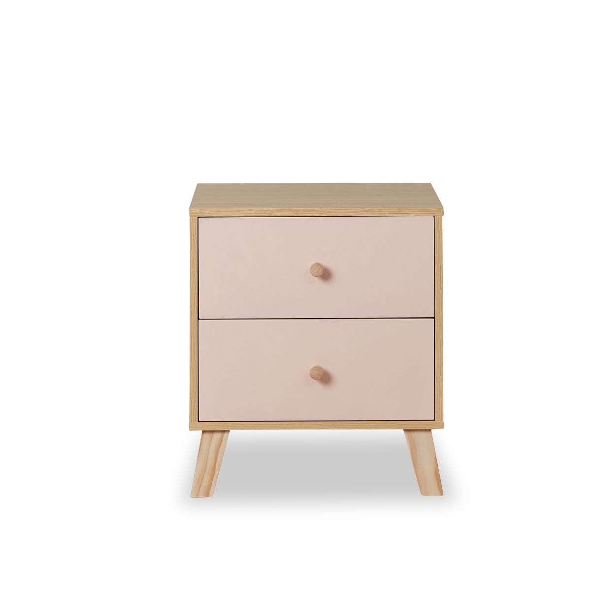 Aspen Bedside Table - Pink - Mocka Australia