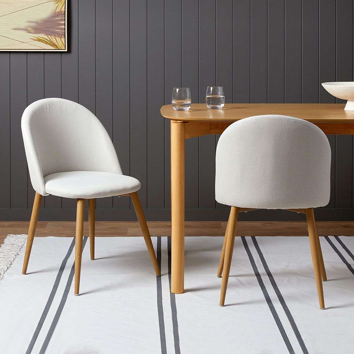 Londyn Dining Chairs - Natural Set of Six Bundle