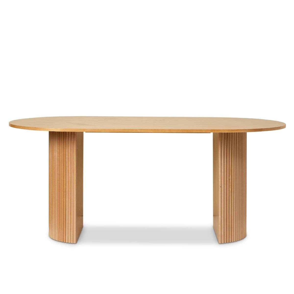 Eve 6 Seater Dining Table - Birch - Mocka Australia