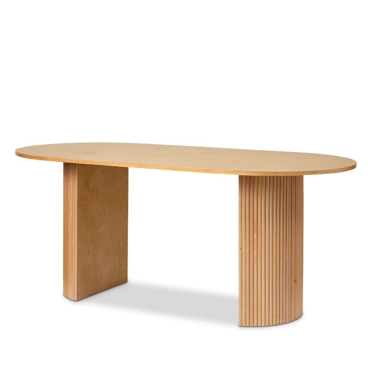 Eve 6 Seater Dining Table - Birch - Mocka Australia