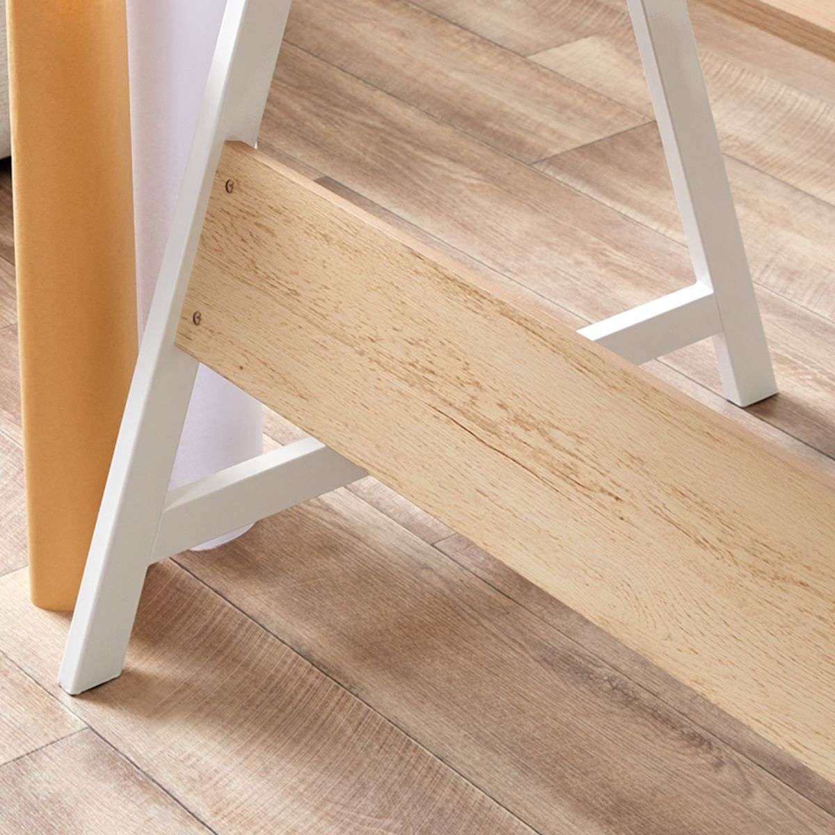 Brixton Trestle Desk - White - Mocka Australia