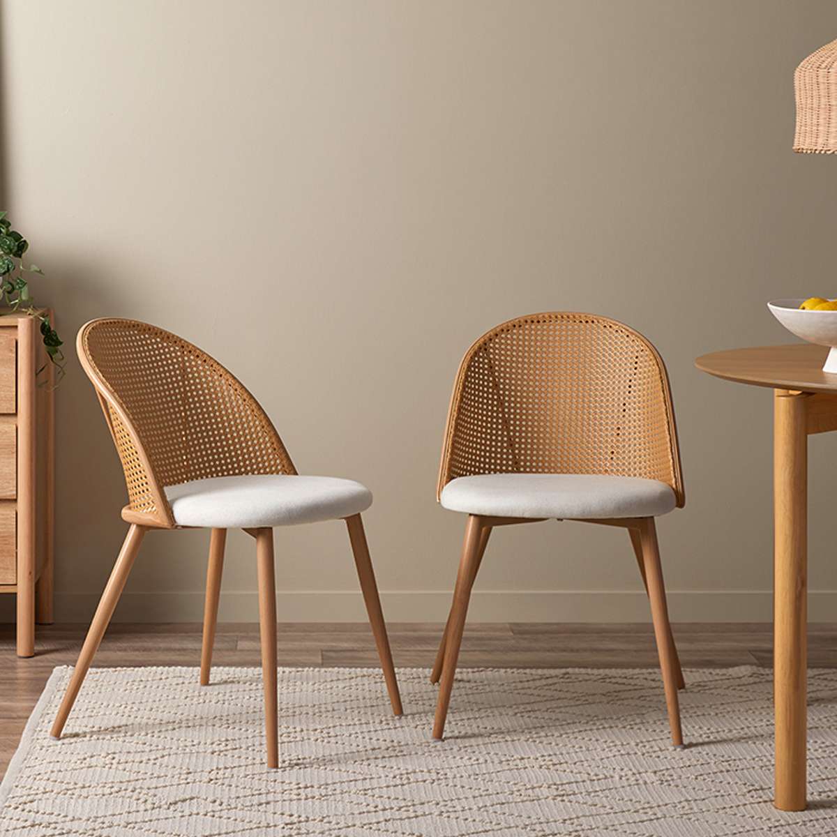 Avila Dining Chair - Natural Set of Six Bundle