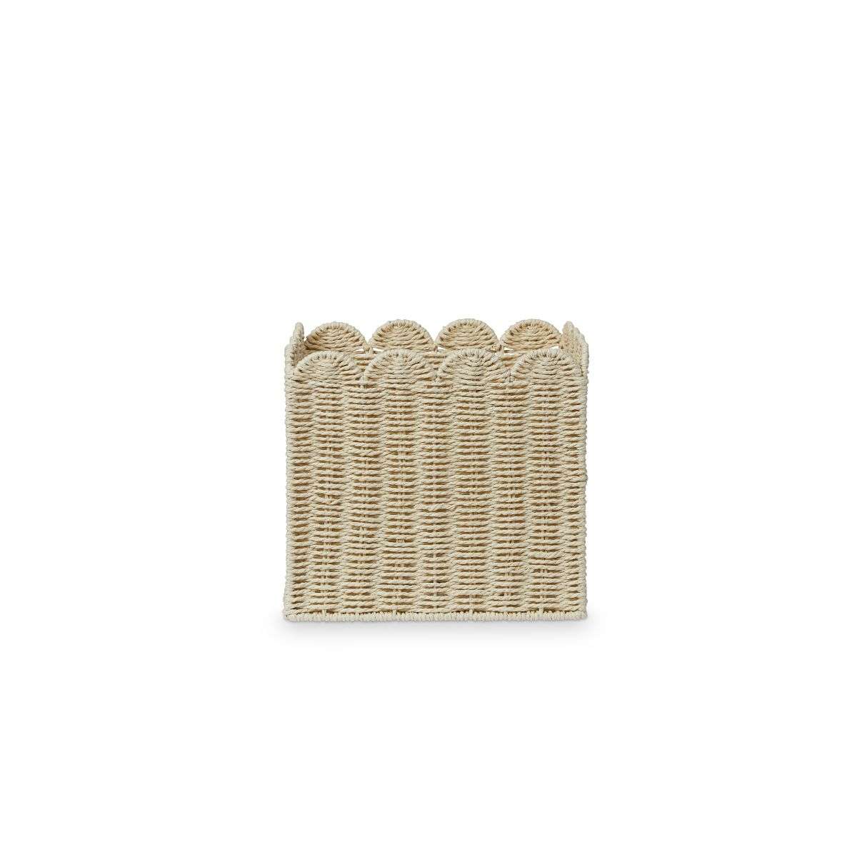 Scalloped Cube Basket - Mocka Australia