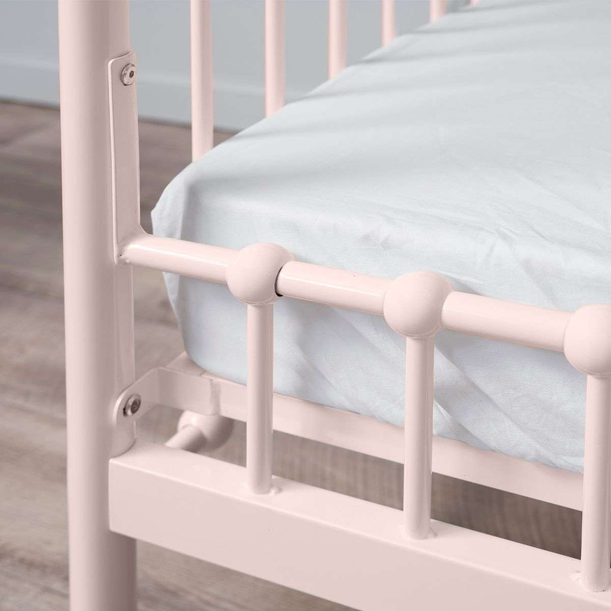 Sonata Cot Toddler Bed Conversion - Pink