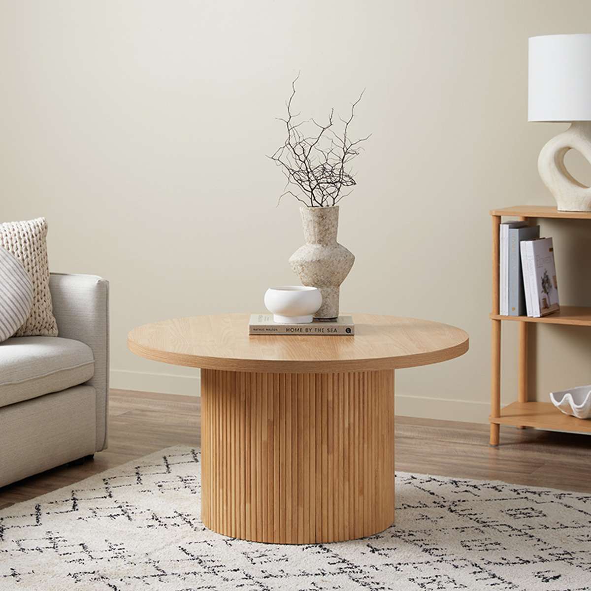 Maeve Round Coffee Table - Natural