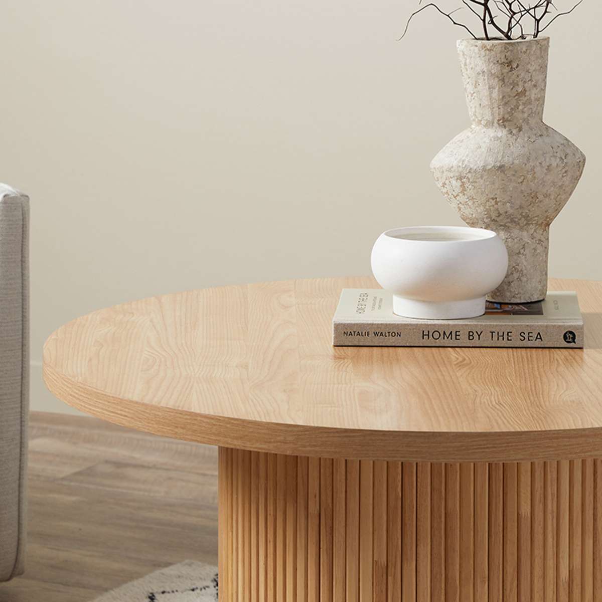 Maeve Round Coffee Table - Natural