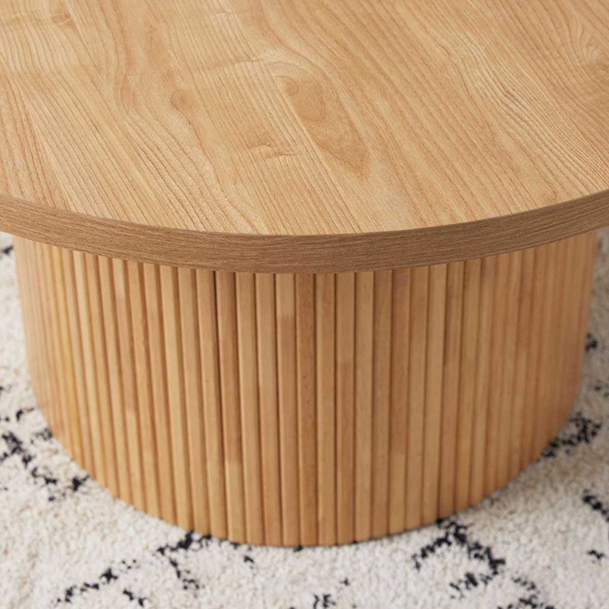 Maeve Round Coffee Table - Natural