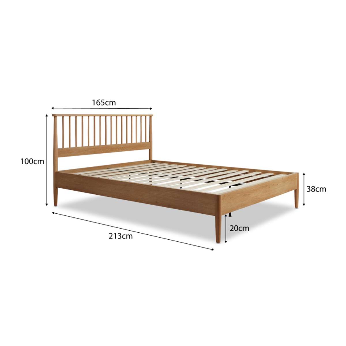 Napier Queen Bed - Natural