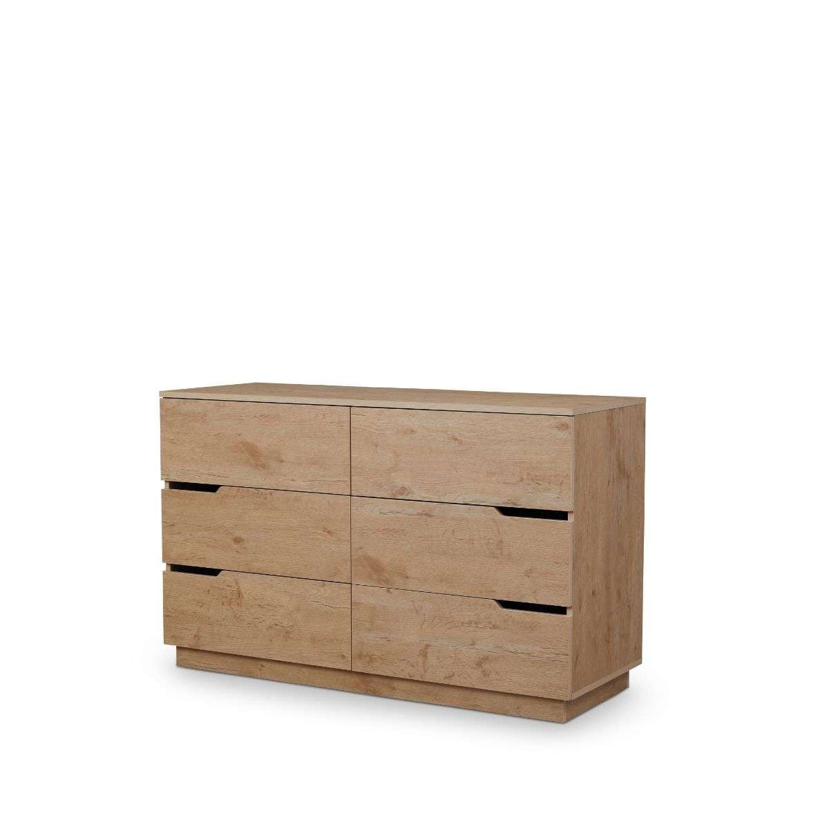 Zack Six Drawer - Natural - Mocka Australia