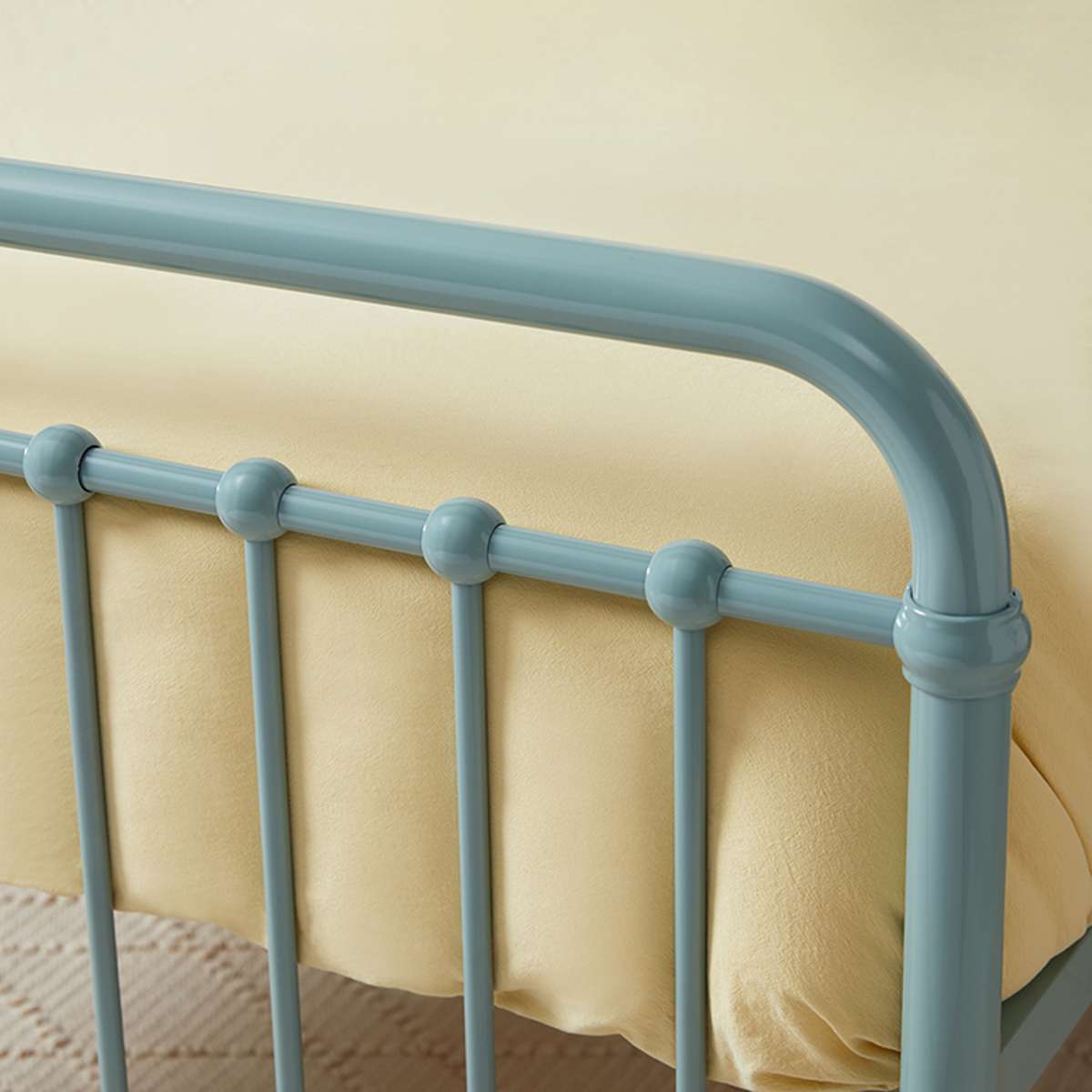 Sonata Bed - King Single - Sage Green