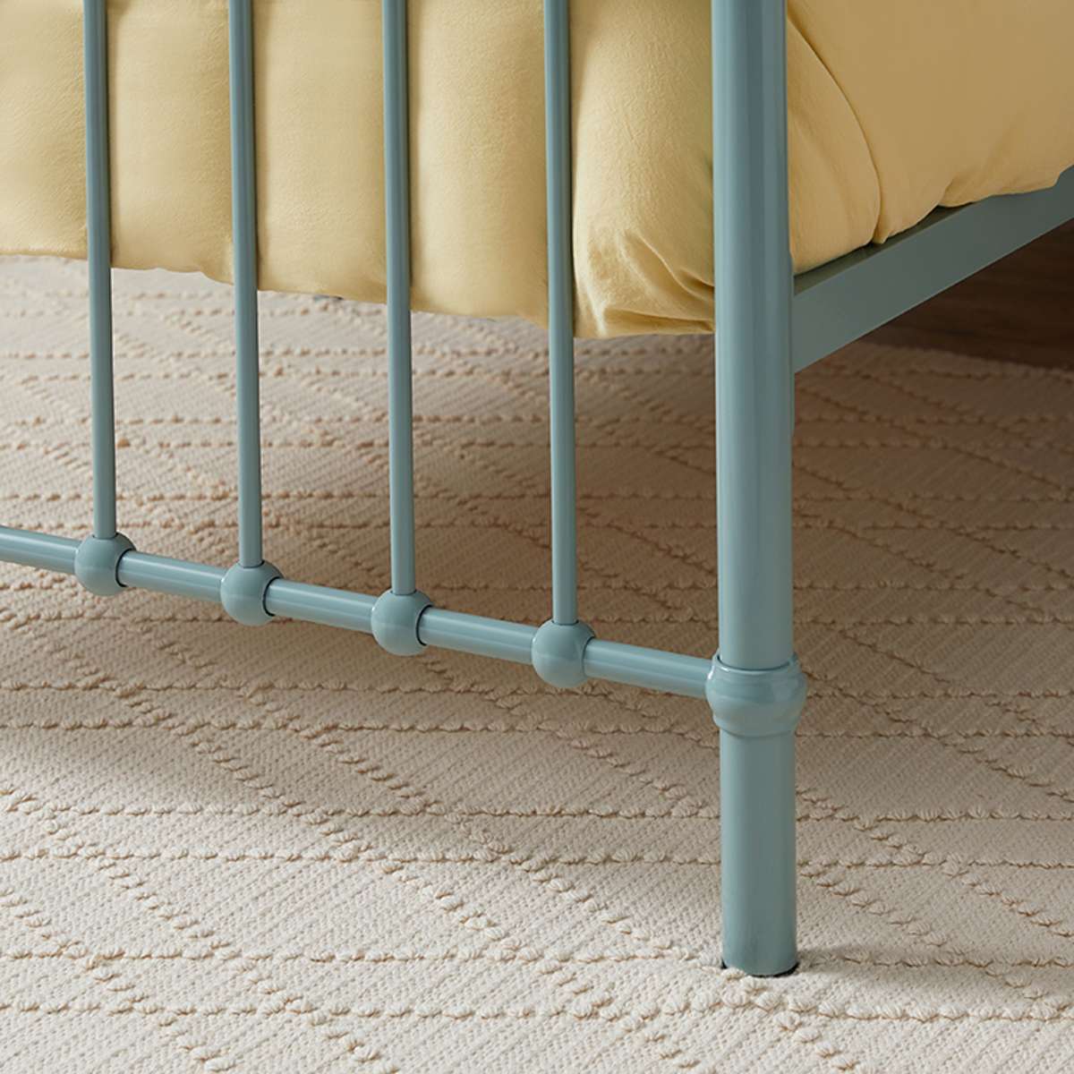 Sonata Bed - King Single - Sage Green