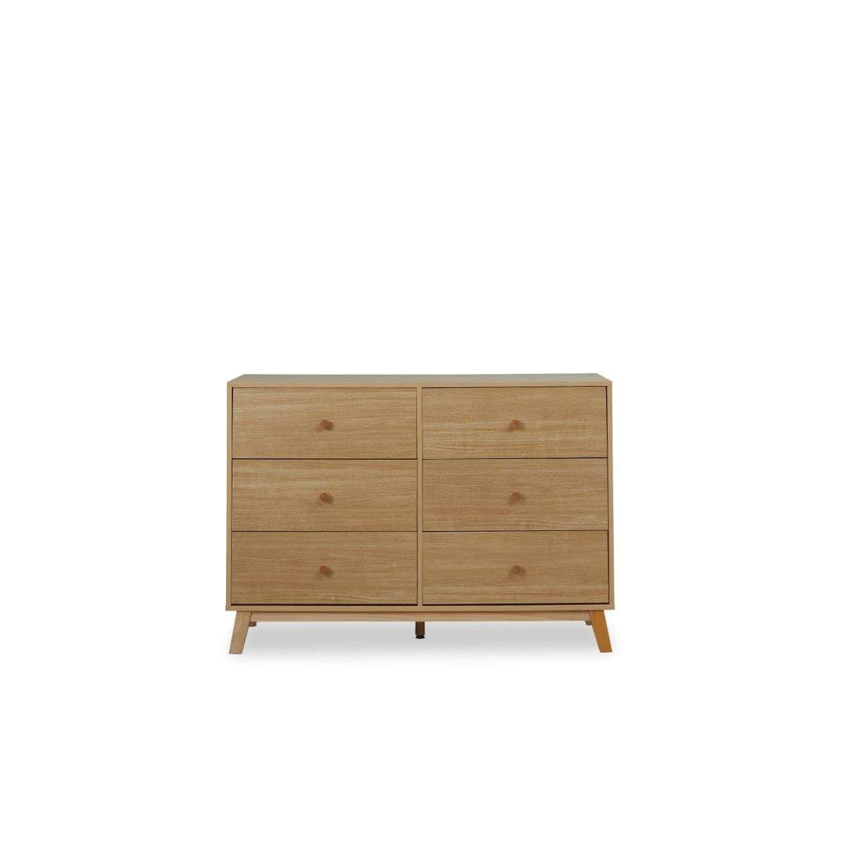 Aspen Six Drawer - Natural