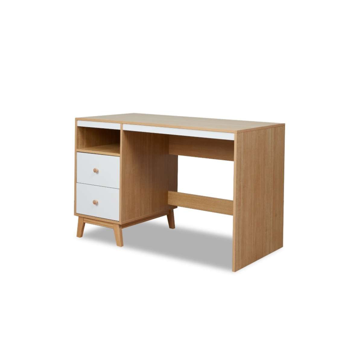 Aspen Desk - White/Natural