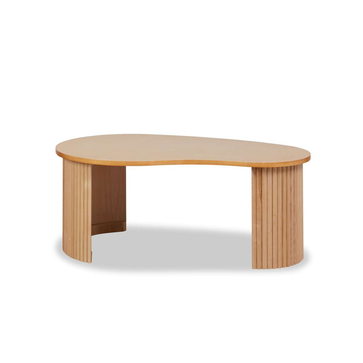 Eve Pebble Shaped Coffee Table - Birch