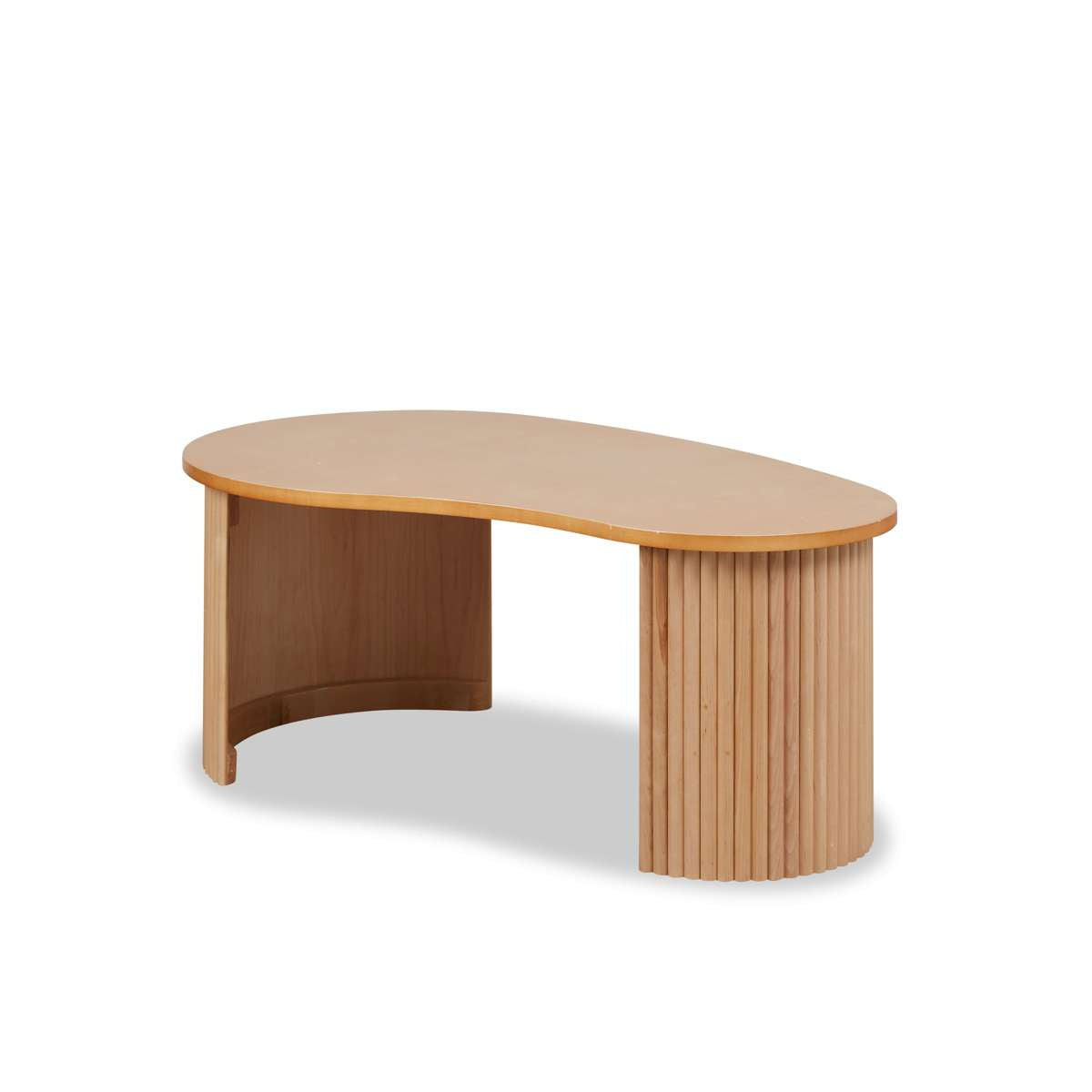 Eve Pebble Shaped Coffee Table - Birch