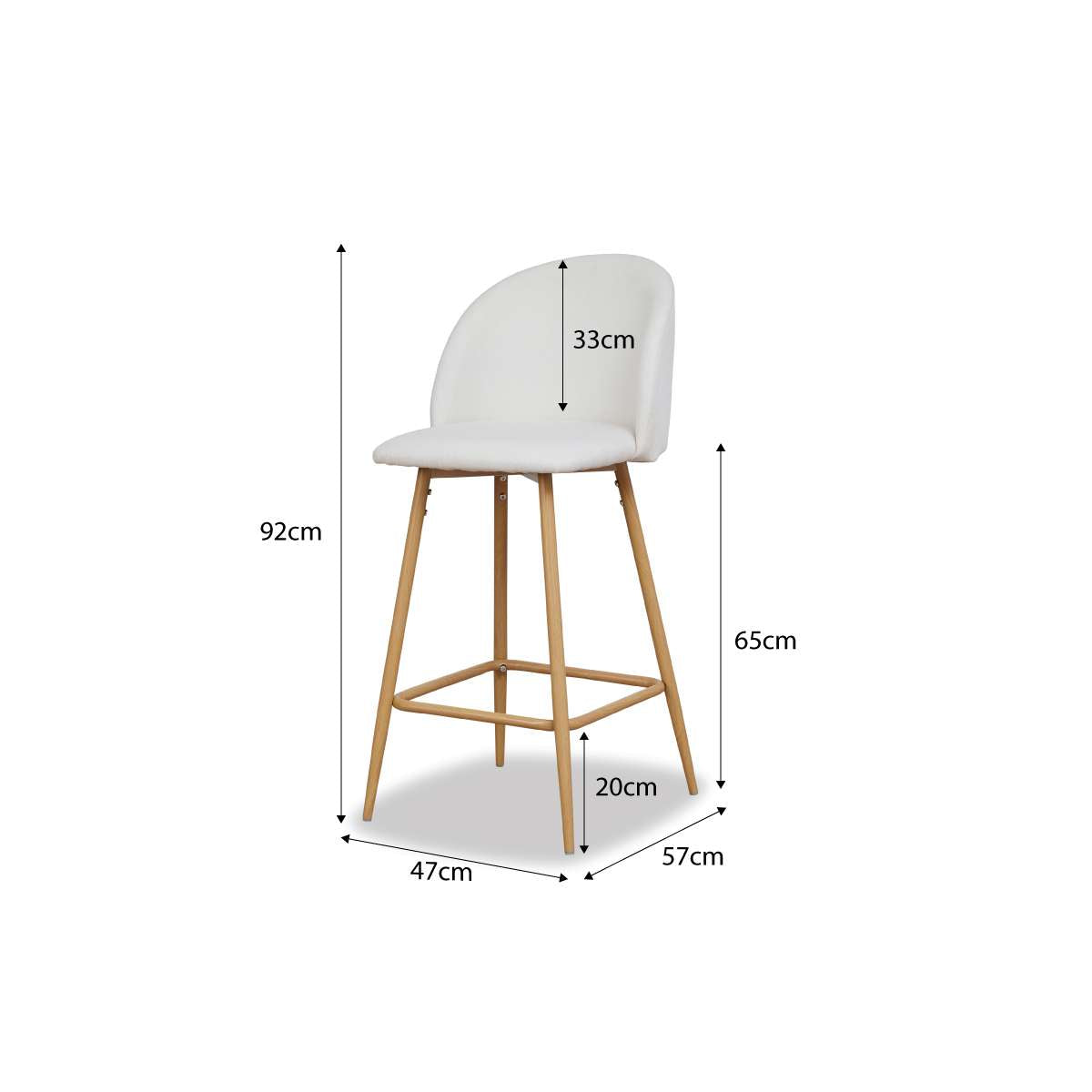 Londyn Barstool - Natural