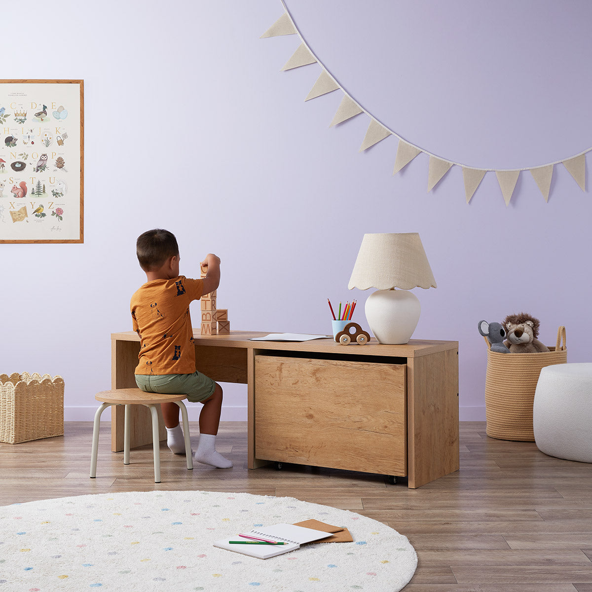 Mini Brixton Play Table with Storage Tub