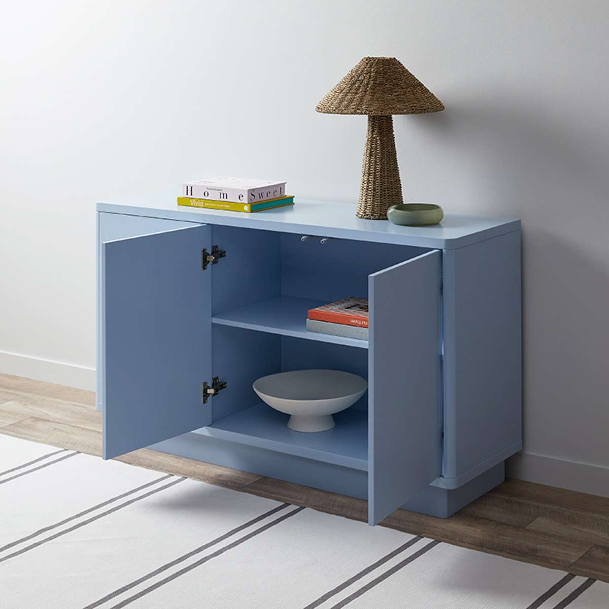 Oslo Three Door Buffet - Pale Blue - Mocka Australia