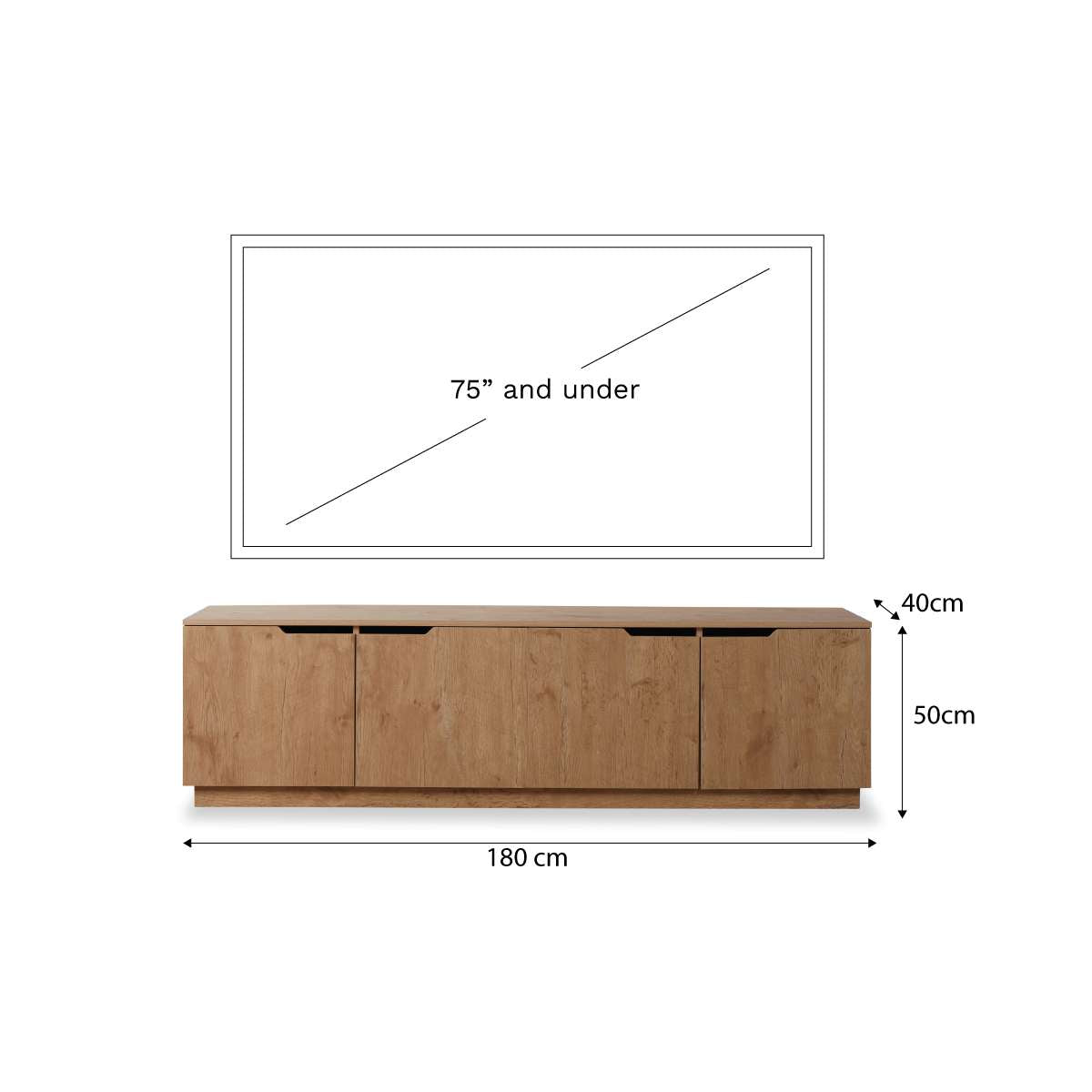 Zack Entertainment Unit - Natural