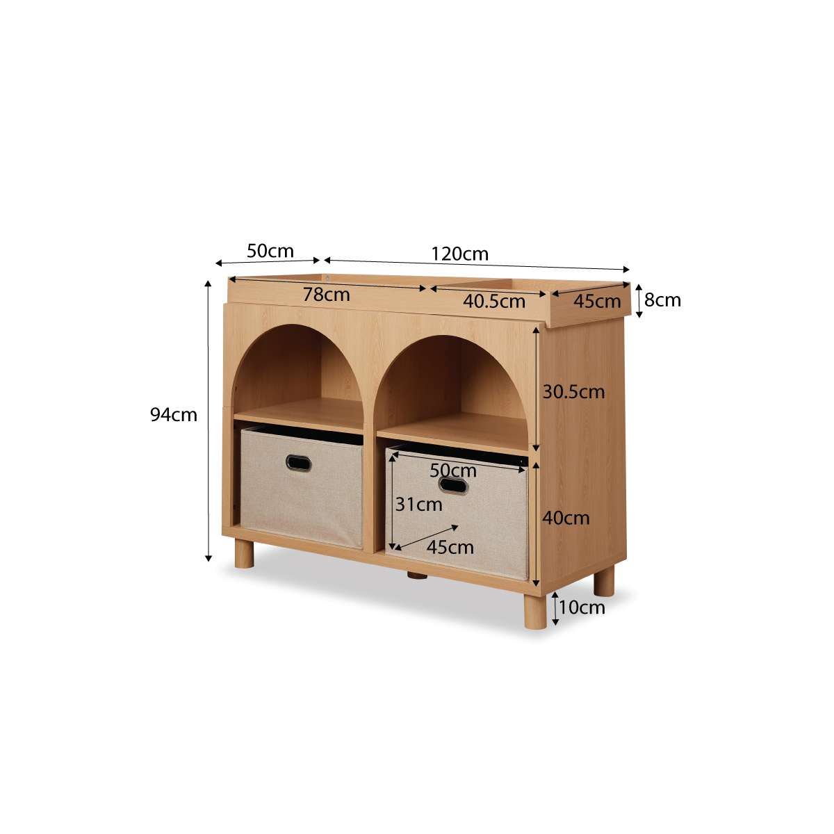 Archie Four Piece Nursery Furniture Set