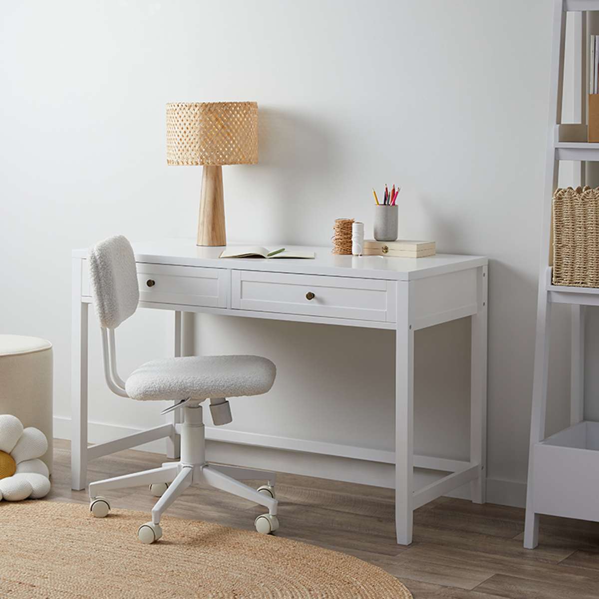 Cove Desk - White