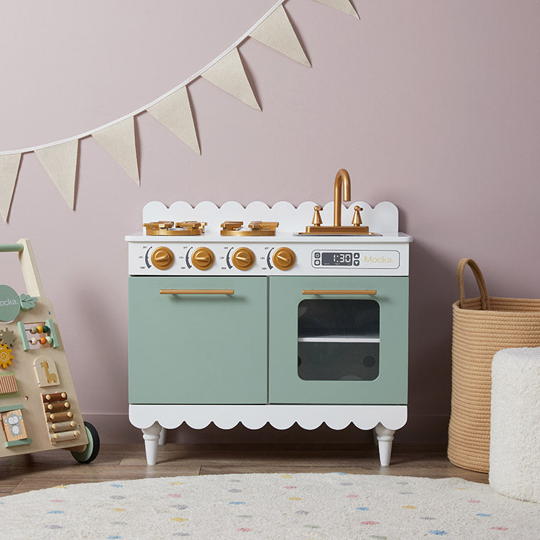 Kids Cottage Kitchen - Sage Green